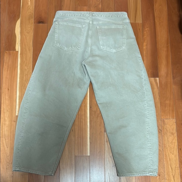 Abercrombie Casual Tan Wide-Leg Jeans - Picture 2 of 3